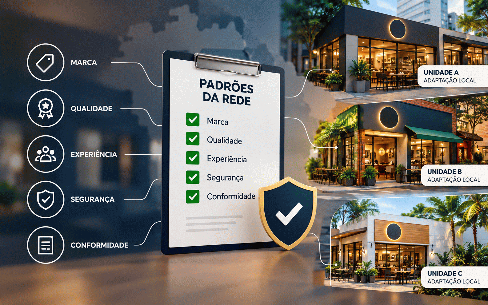 Padronização de parceiros sem engessar a operação local