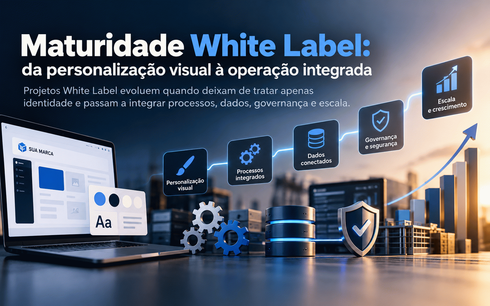 Maturidade White Label: da personalização visual à operação integrada