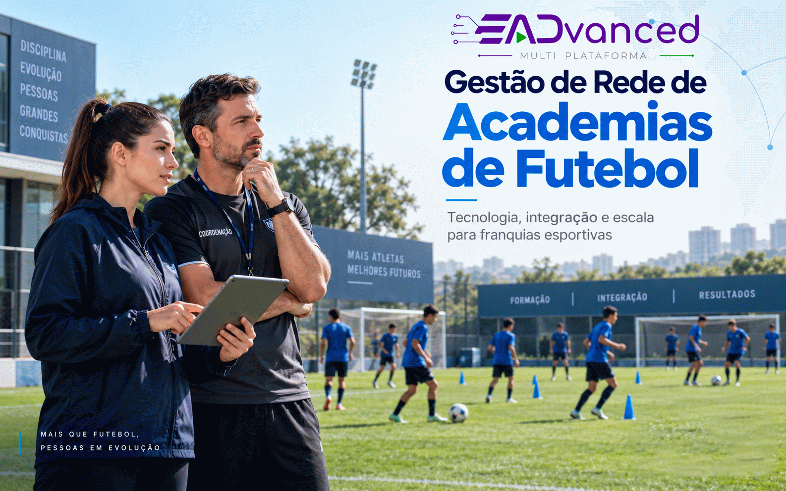 Gestão de rede de academias de futebol: tecnologia para conectar unidades, alunos e operação